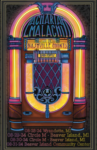 Zachariah Malachi And the Nashville Counts Tour Poster