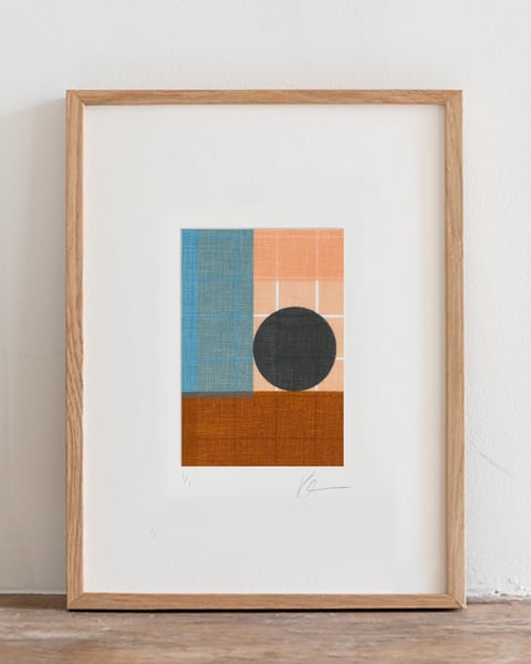 Image of Textile screenprint 005