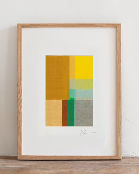 Image of Textile screenprint 009