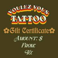 Tattoo Gift Card