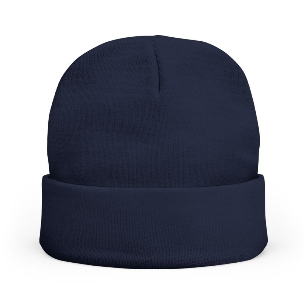 Image of Embroidered 'All Eyes On Aquarius' Knit Beanie