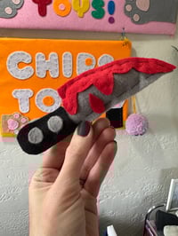 Image 2 of Handmade knife catnip cat toy