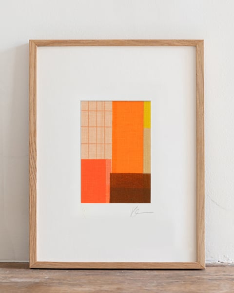 Image of Textile screenprint 006