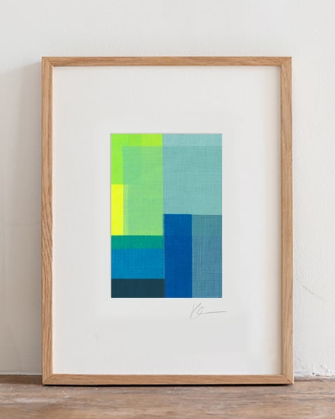 Image of Textile screenprint 004