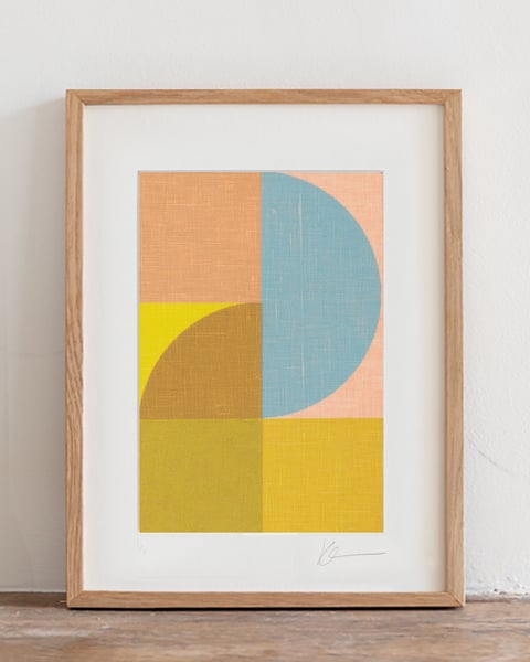 Image of Textile screenprint 002