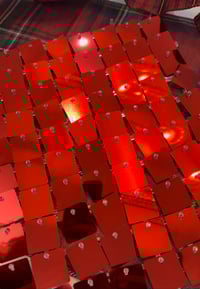 Image 2 of Christmas Red Sequin Wall