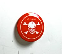 Image 2 of Dope (Skull) 1" Pin 2005