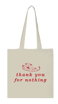 Thank you for nothing tote bag 