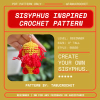 Image 1 of [Pattern] Sisyphus ULTRAKILL Inspired Crochet Pattern | PDF Pattern