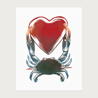 Crab print (8x10)