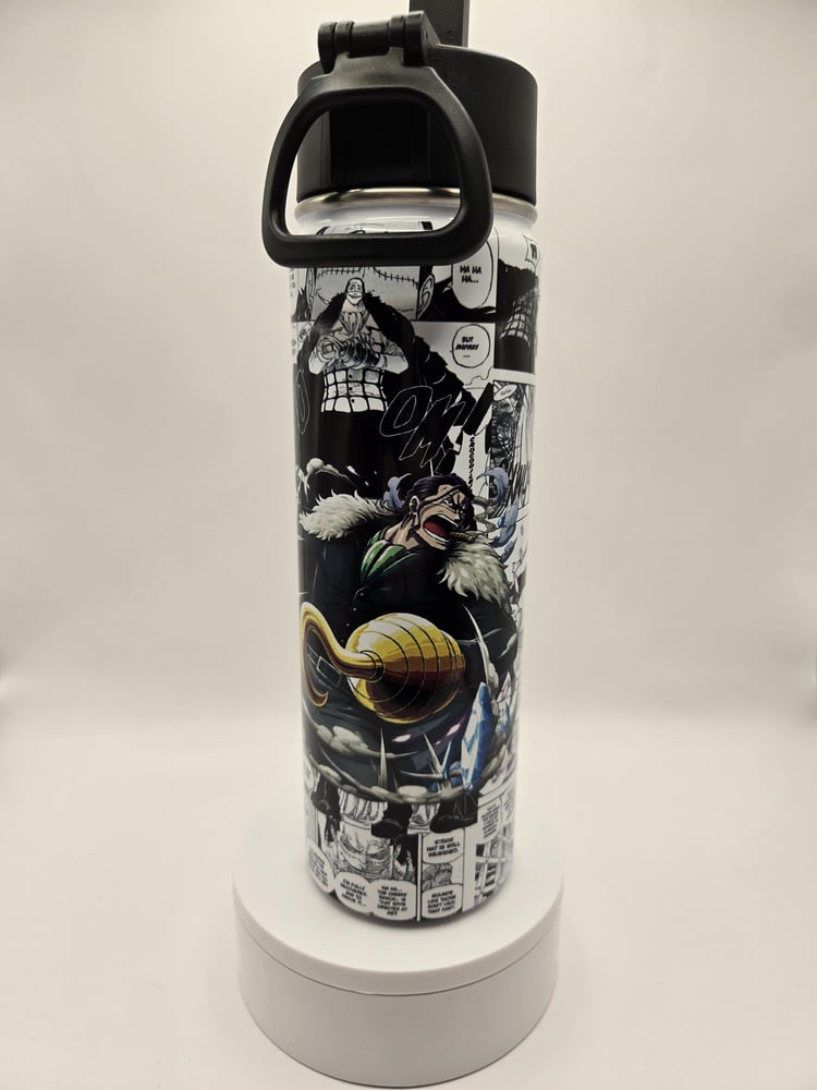 Image of Desert Conqueror Energy | Anime-Inspired Manga Panel Water Bottle
