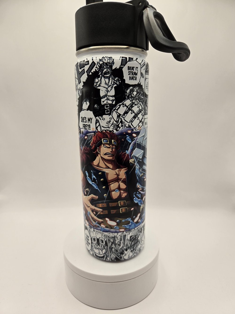 Image of Chaos Captain Energy | Horror-Inspired Fan Art Water Bottle