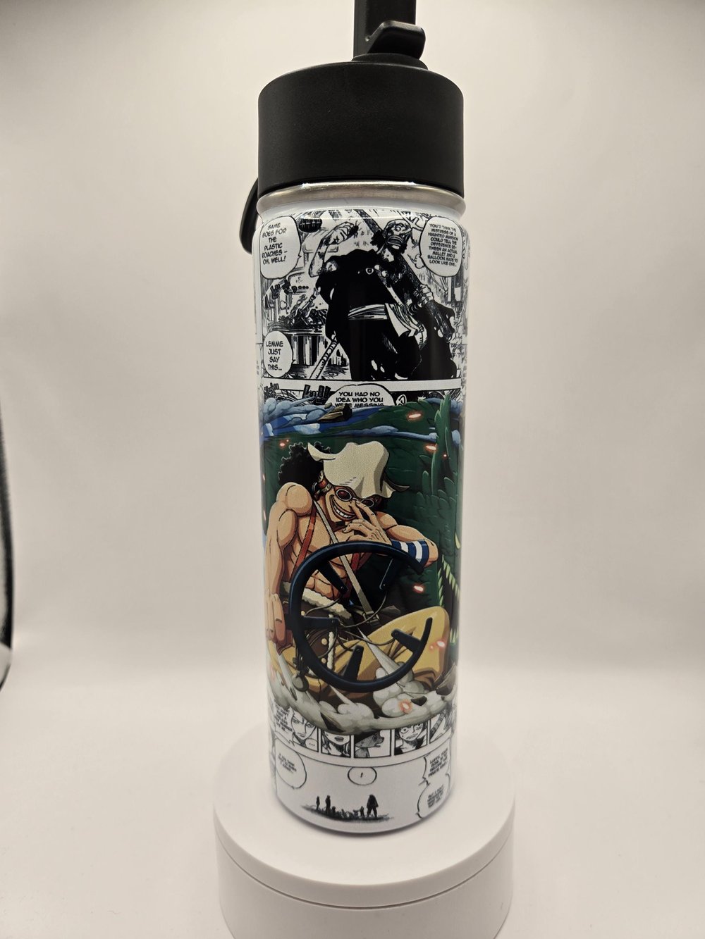 Image of Chaos Crew Energy | Manga-Panel Anime Water Bottle (22oz)