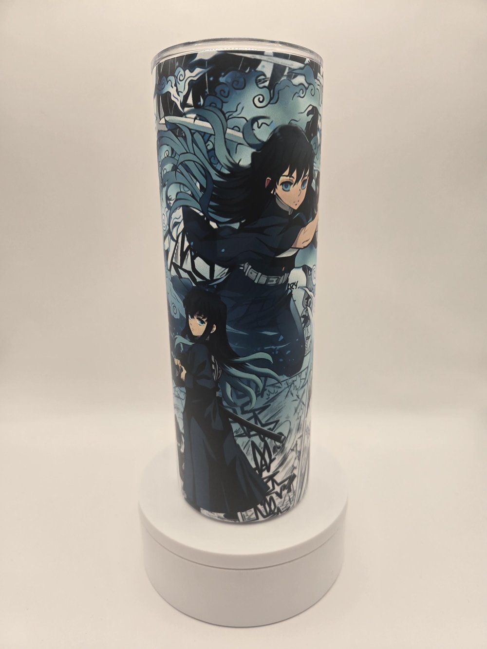 Image of Glow-in-the-Dark Anime-Inspired Water Breathing Manga Tumbler – 20oz Stainless Steel