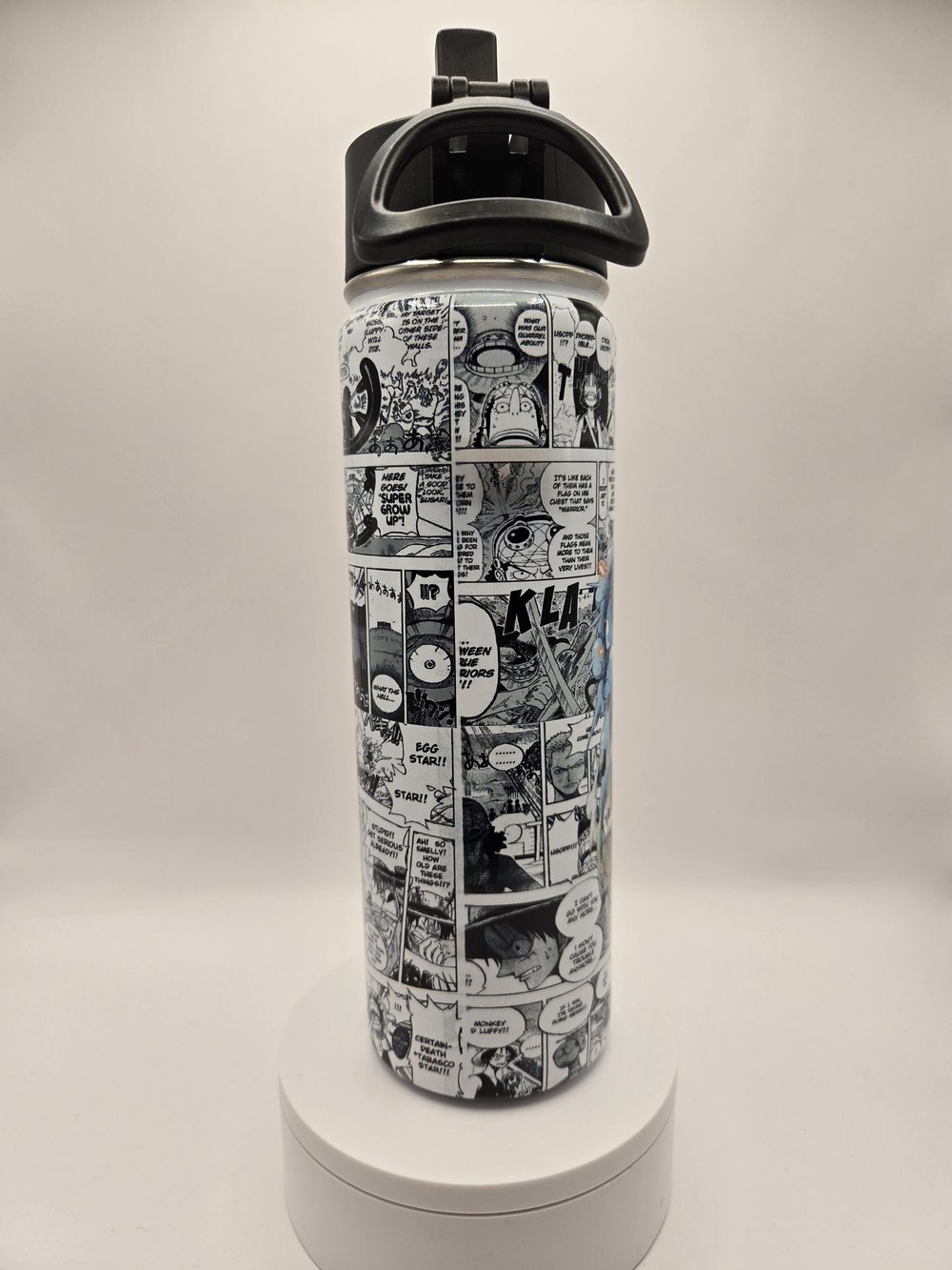 Image of Chaos Crew Energy | Manga-Panel Anime Water Bottle (22oz)