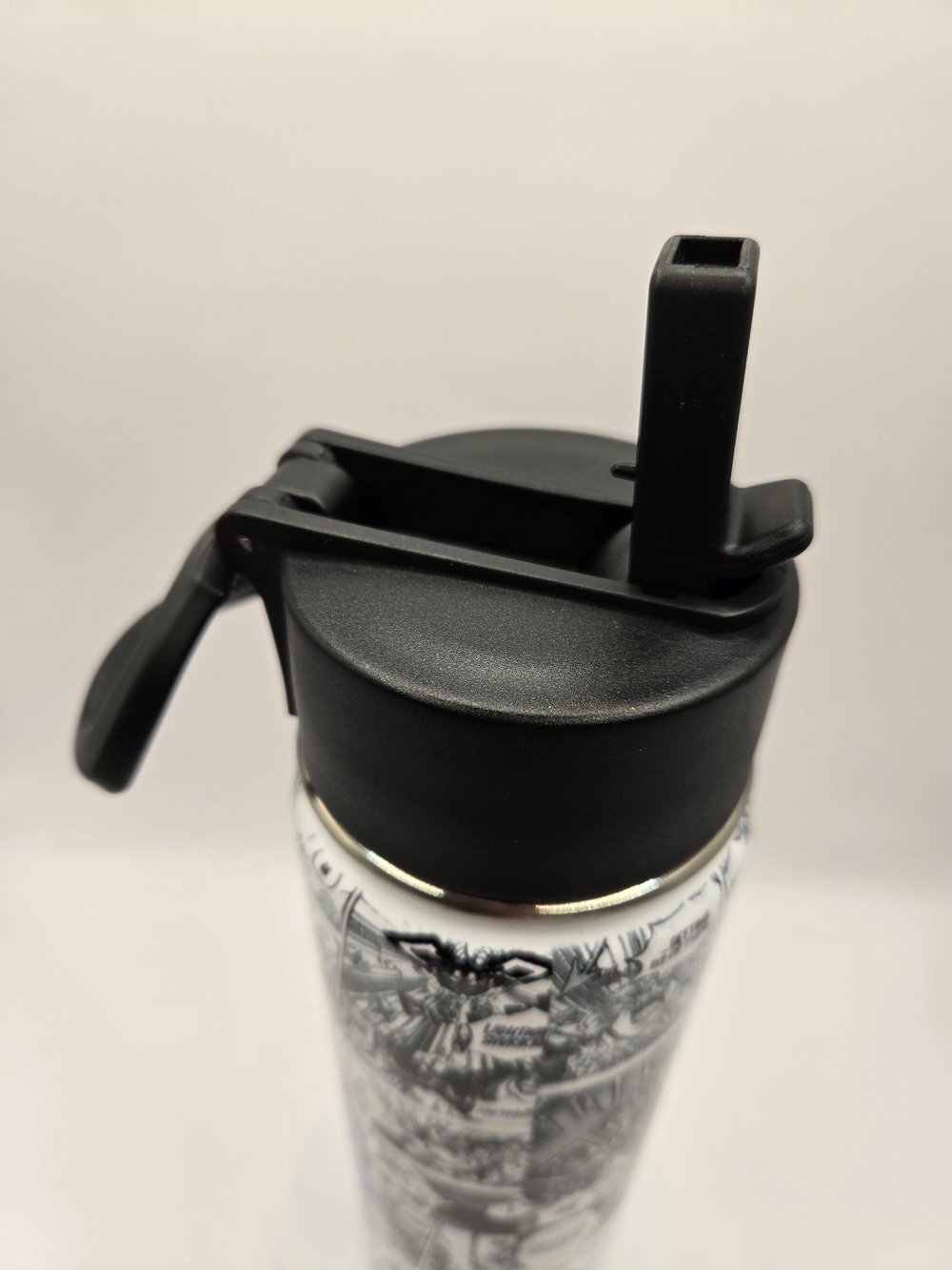 Image of Chaos Captain Energy | Horror-Inspired Fan Art Water Bottle