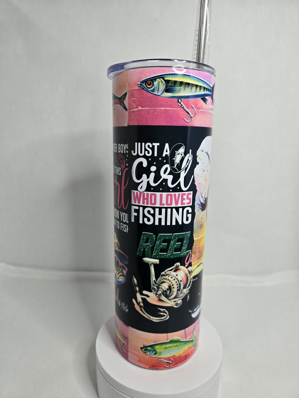 Image of Move Over Boys, Let This Girl Show You How to Fish" – 30oz Tumbler