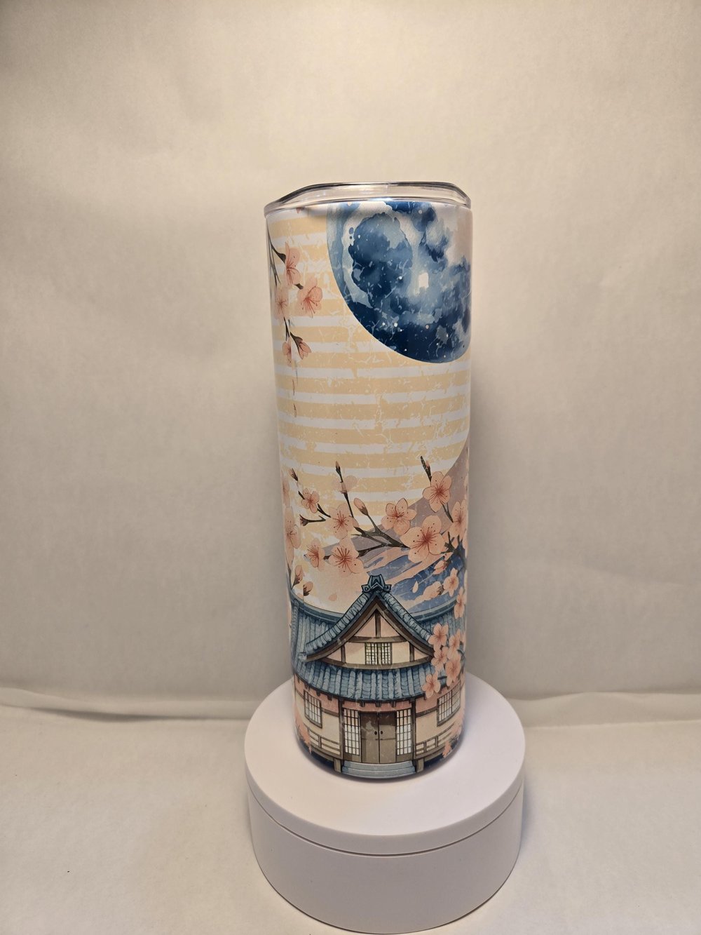 Image of Sakura & Mount Fuji 20oz Tumbler – Sip Like a Zen Master