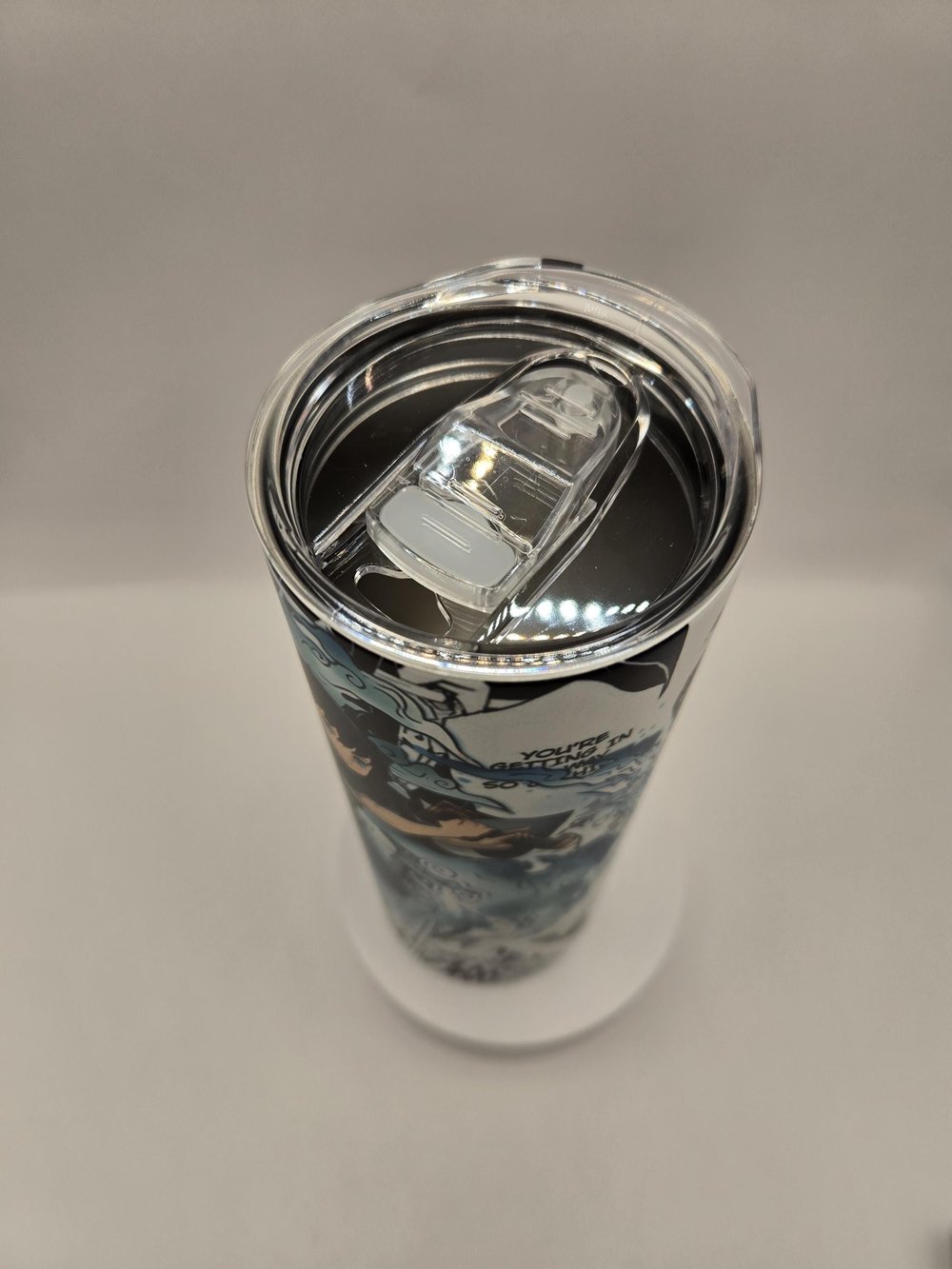 Image of Glow-in-the-Dark Anime-Inspired Water Breathing Manga Tumbler – 20oz Stainless Steel