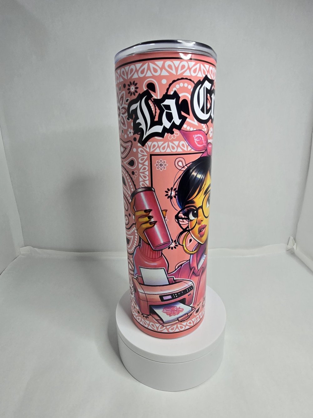 Image of La Crafter: Because Glitter Doesn't Hydrate You (But This Tumbler Does!)