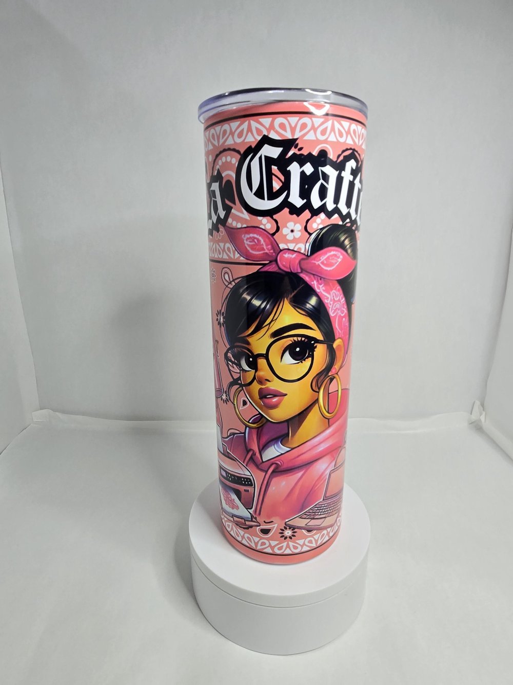 Image of La Crafter: Because Glitter Doesn't Hydrate You (But This Tumbler Does!)