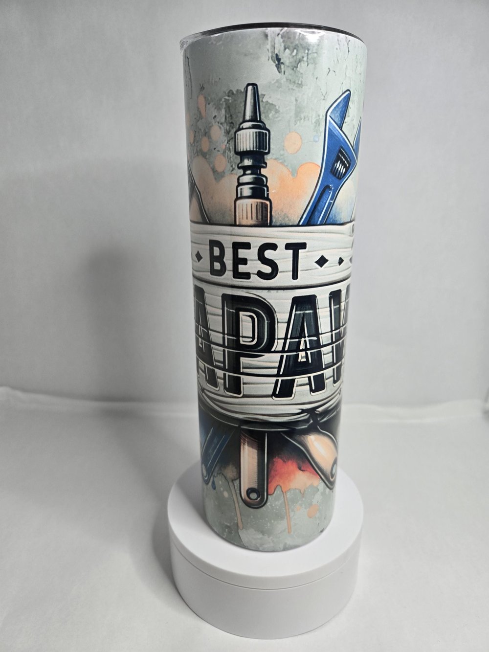 Image of Best Papaw 30 oz Tumbler – Because Coffee Makes Him Less Grumpy!