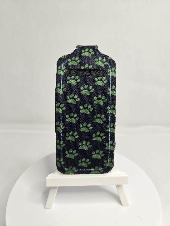 Image of Paw Print Chapstick Holder – Dog Lover Gift, Lip Balm Keychain, Pet-Themed Accessory