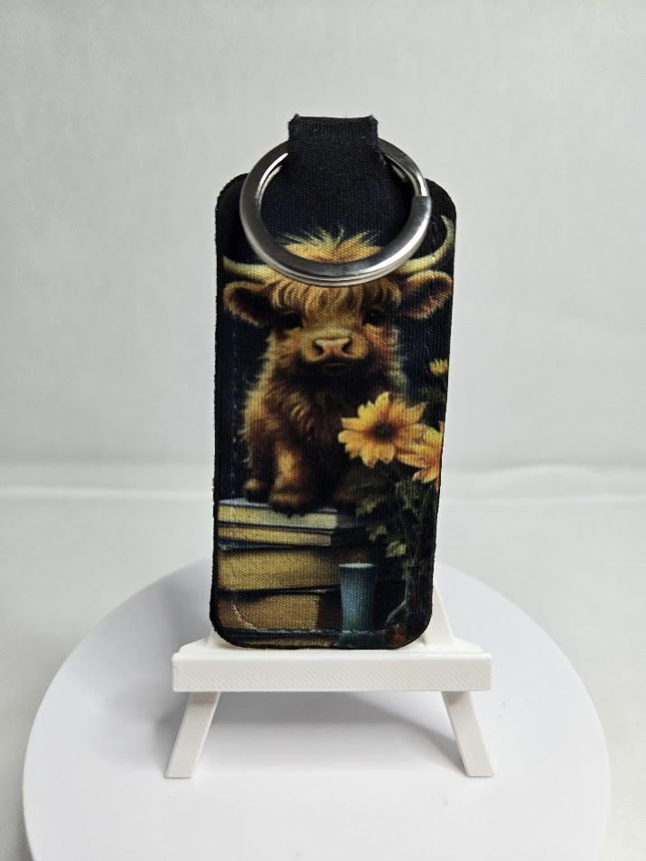 Image of Highland Heifer Chapstick Holder – The Cutest Way to Save Your Lips!