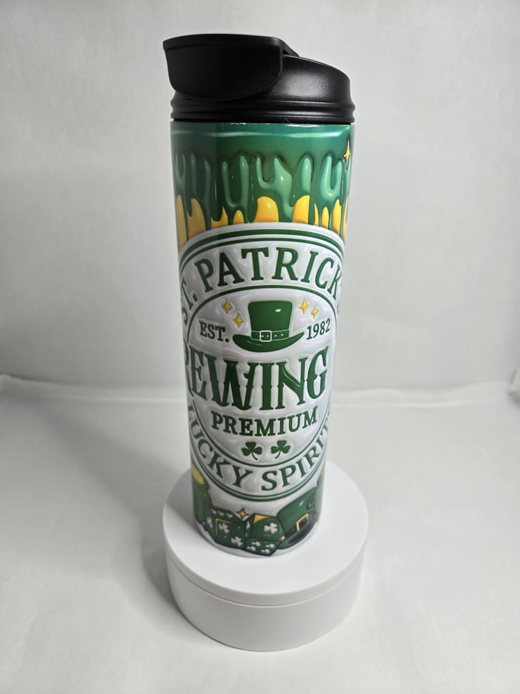 Image of St. Patrick’s Brewing – Lucky Spirits - 20oz Tumbler – Pour Up Some Irish Cheer!
