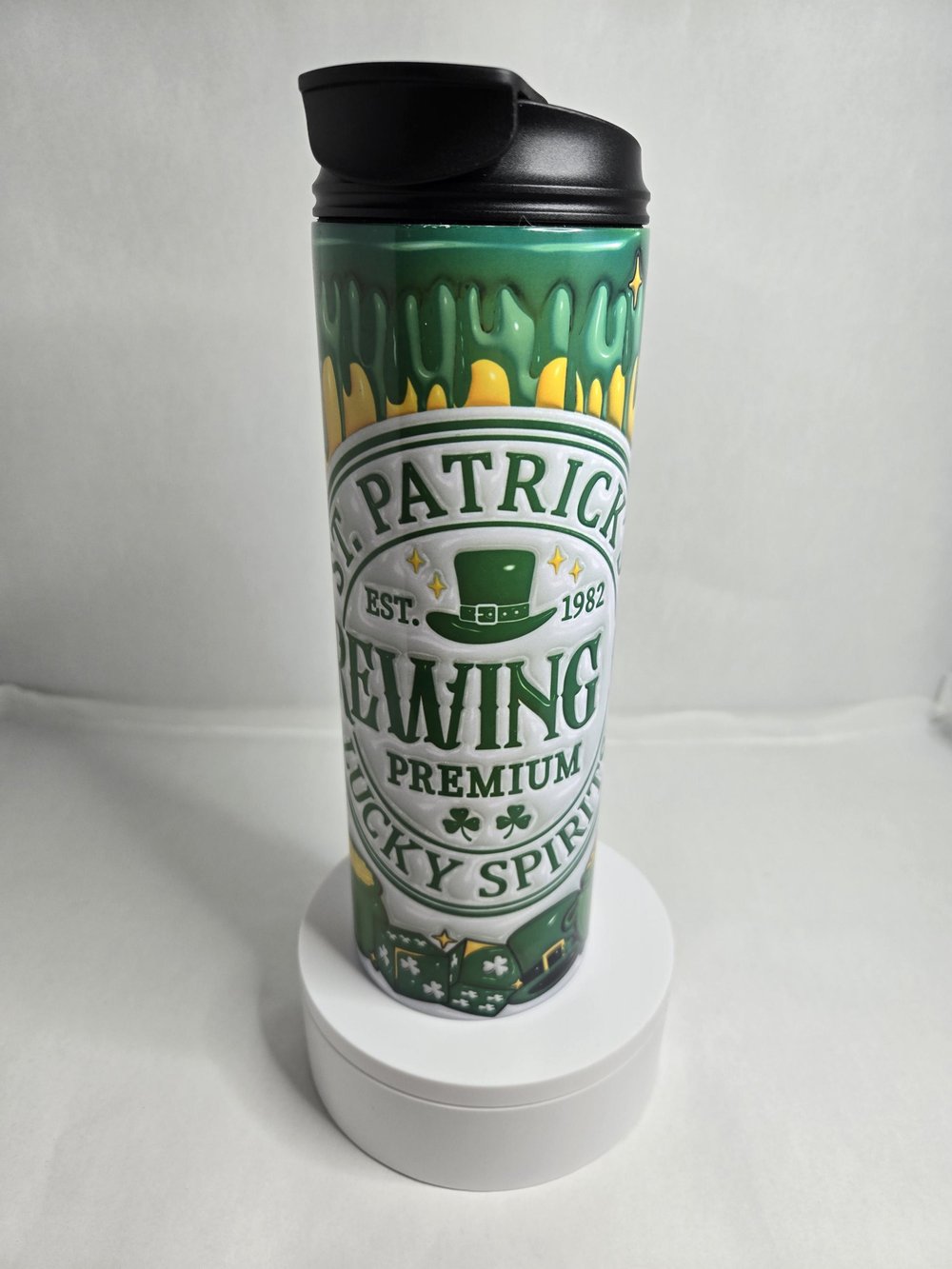 Image of St. Patrick’s Brewing – Lucky Spirits - 20oz Tumbler – Pour Up Some Irish Cheer!