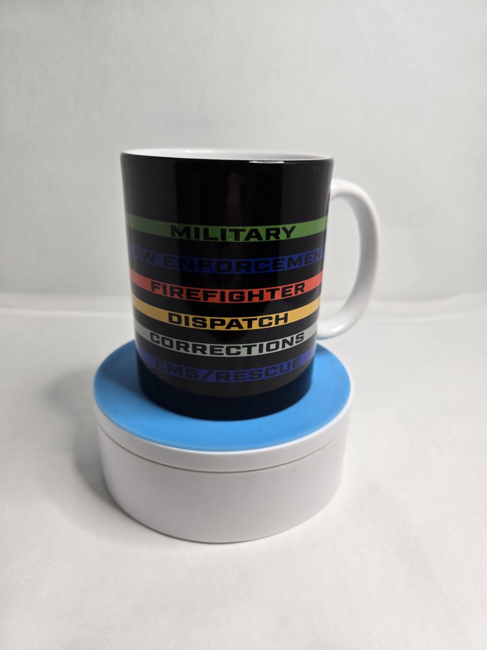 Image of 11 oz "First Responders" US Flag Mug - For the Heroes Who Don’t Wait for Coffee Breaks