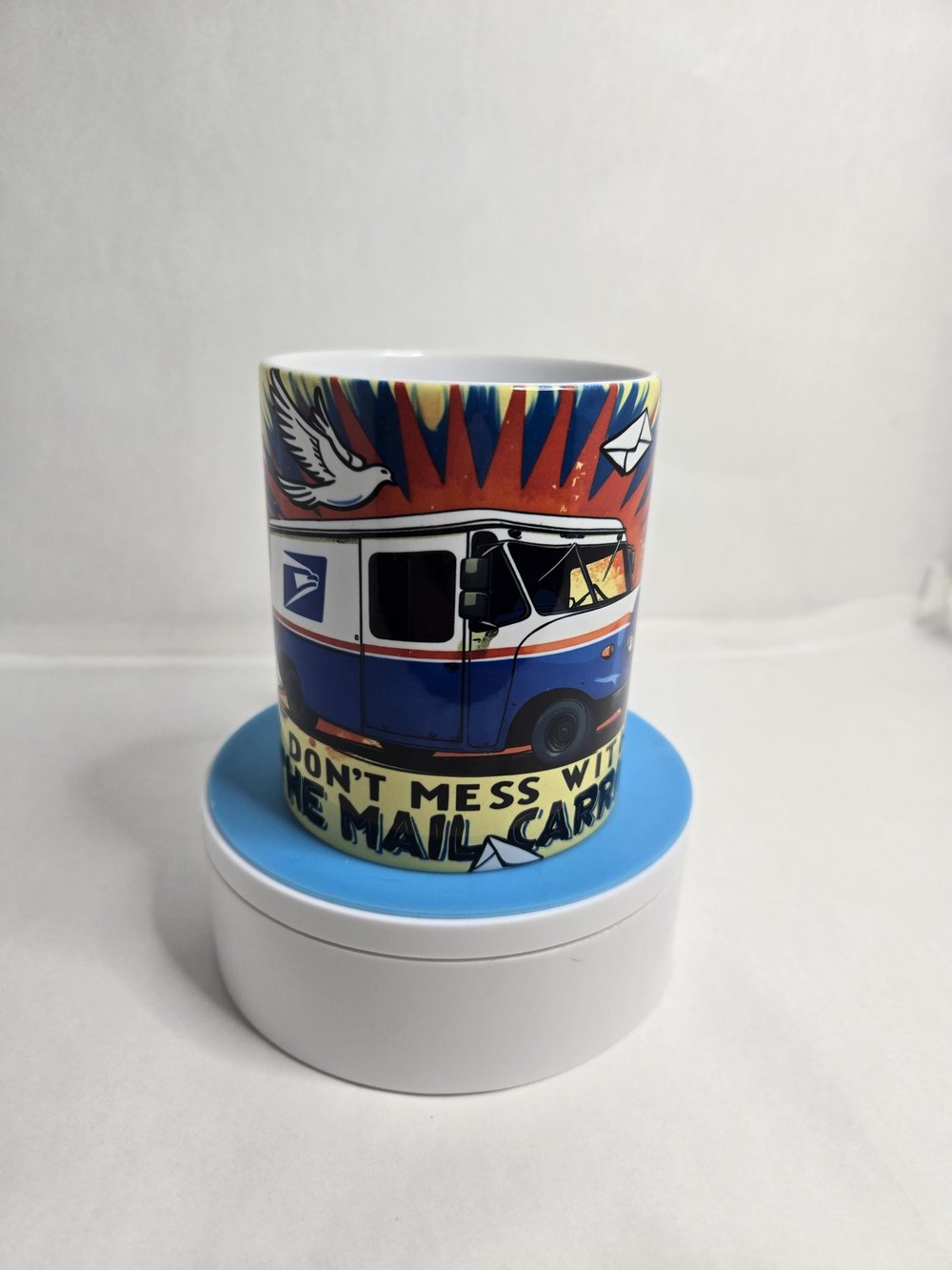 Image of Don’t Mess with the Mail Carrier Mug – Because We Deliver More Than Just Mail!
