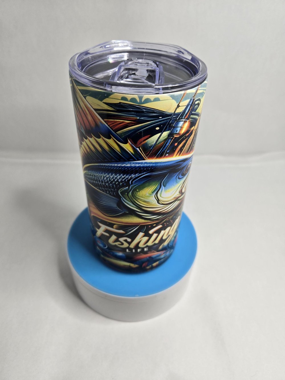 Image of Fishing Life – 12oz Tumbler for Reel Enthusiasts