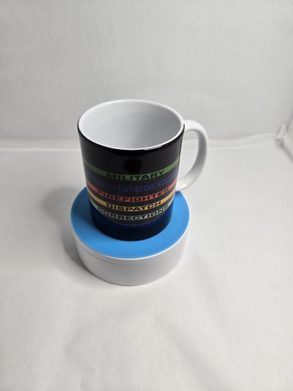 Image of 11 oz "First Responders" US Flag Mug - For the Heroes Who Don’t Wait for Coffee Breaks