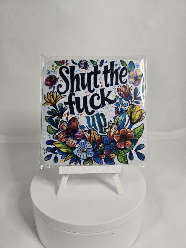 Image of Shut The Fuck Up Coasters - 2 pack