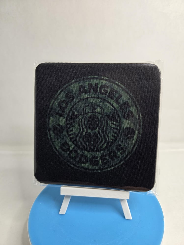 Image of 2-Pack LA Dodgers Camo Coasters – Stealth Mode, Activated!