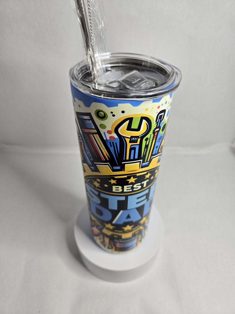 Image of Best Step Dad - Tumbler – For the Guy Who Didn’t Have to Be Awesome, But Is Anyway