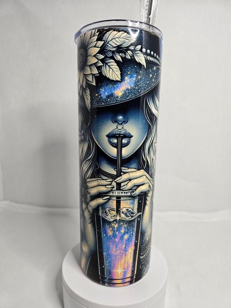 Image of Galactic Sips 30oz Tumbler – For Those Who Like Their Drinks As Deep As Their Thoughts