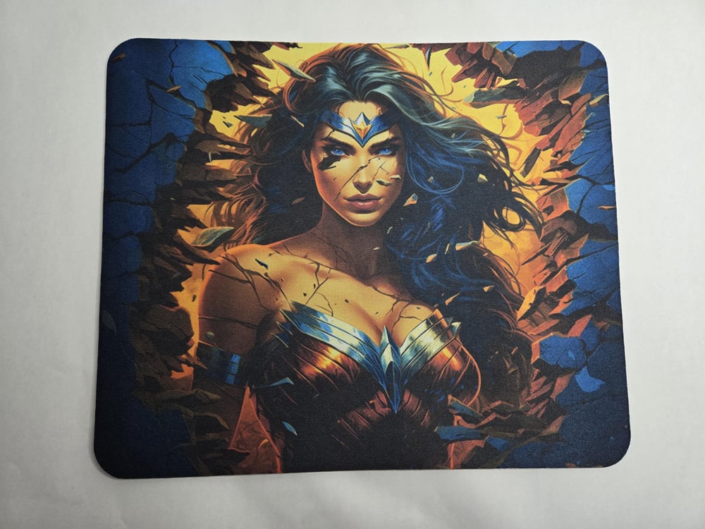 Image of Wonder Woman-Inspired Mousepad – Unleash Your Inner Hero