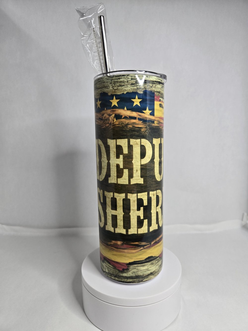 Image of Deputy Sheriff 20 oz Tumbler – Keeping the Law Hot & Your Drinks Cold!