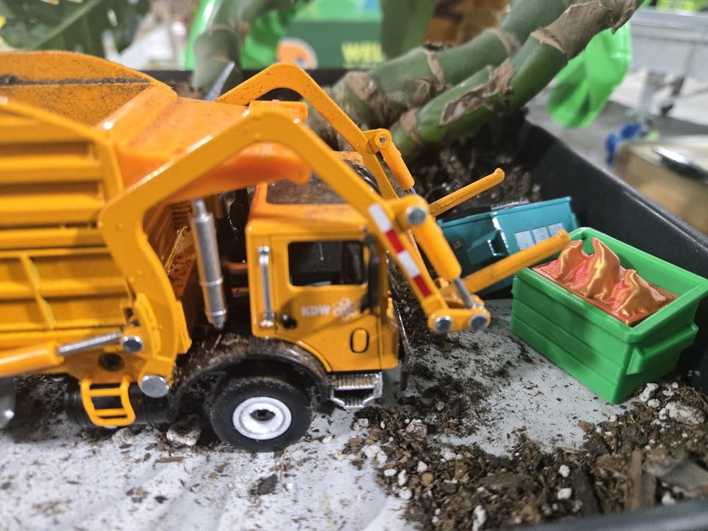 Image of Dumpster Fire Fidget Clicker — Because Why Just Watch the World Burn When You Can Click It?