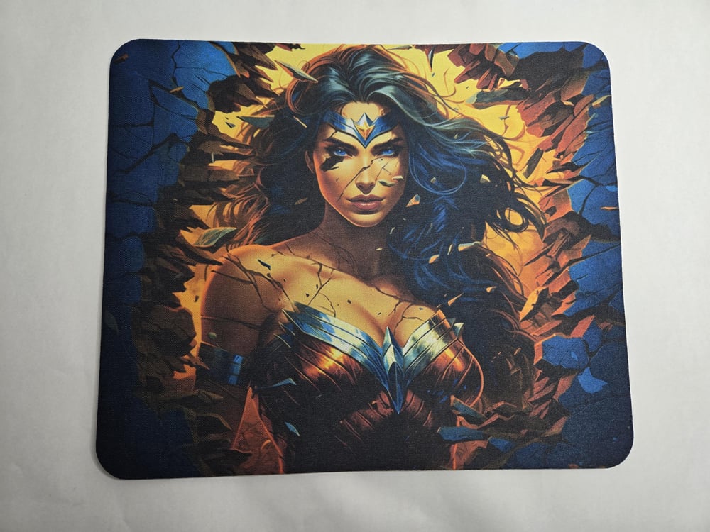Image of Wonder Woman-Inspired Mousepad – Unleash Your Inner Hero