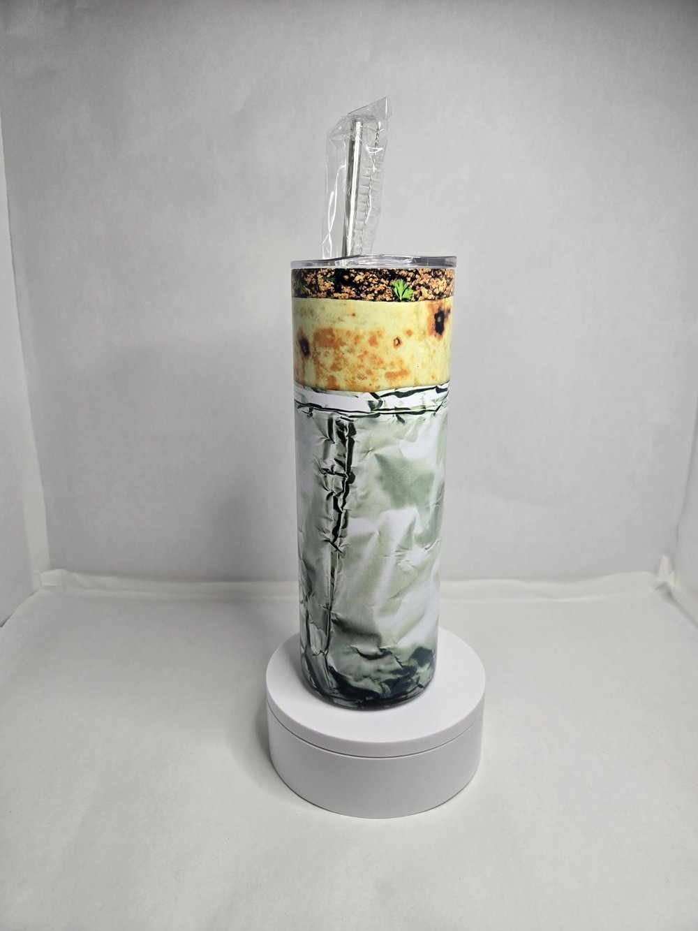 Image of Burrito Wrap 20oz Tumbler – Stay Hydrated, Stay Delicious!
