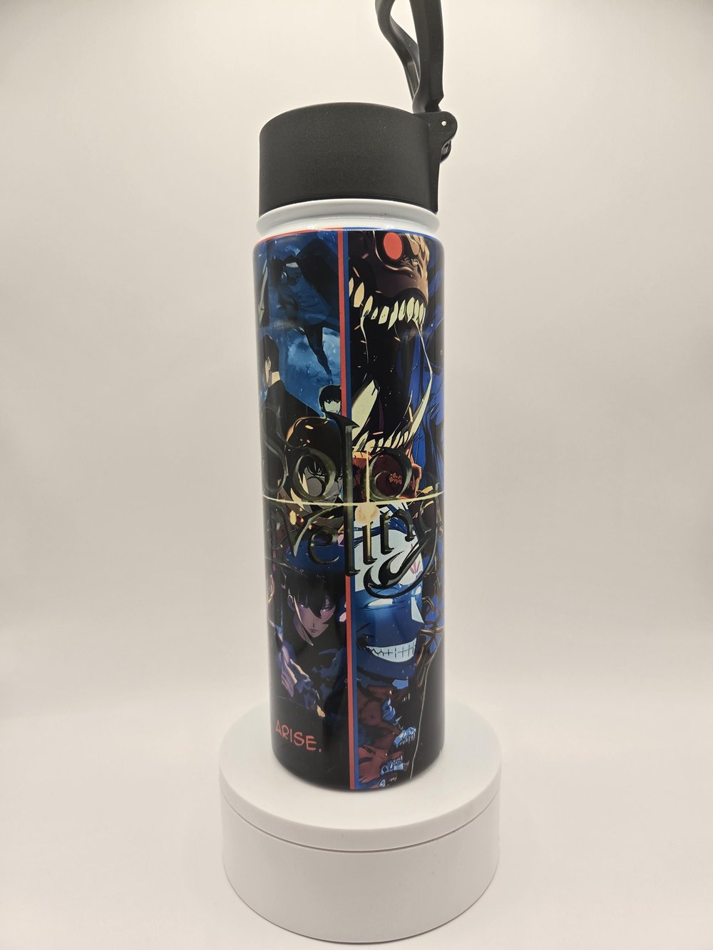 Image of Villain-Inspired Water Bottle – 22oz Anime Tumbler – Intimidating Power!