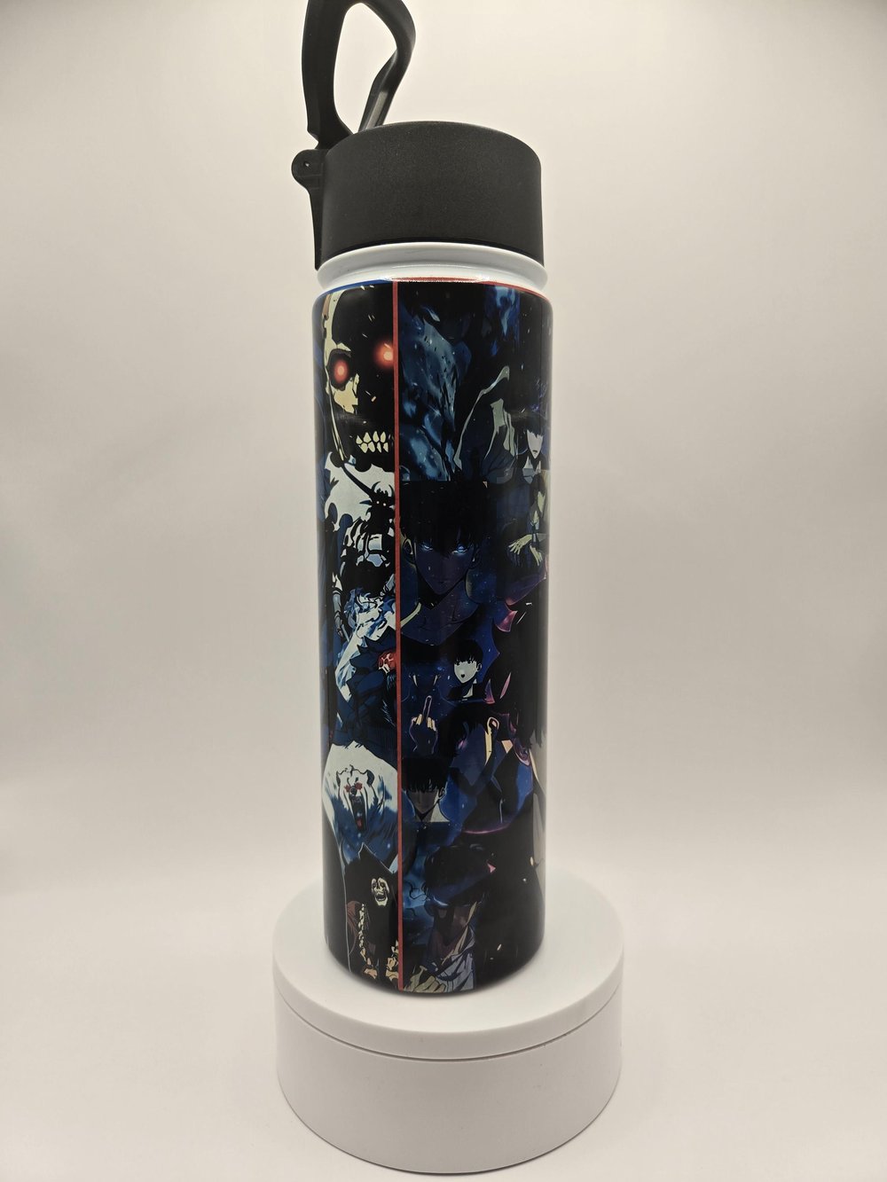 Image of Villain-Inspired Water Bottle – 22oz Anime Tumbler – Intimidating Power!