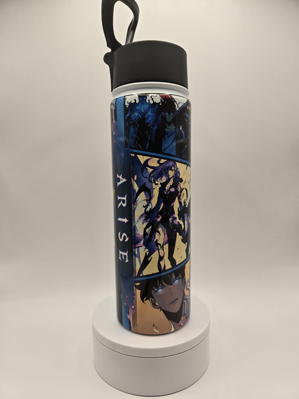 Image of Shadow Legion “Arise” Water Bottle – 22oz Anime Tumbler – Command Your Power!