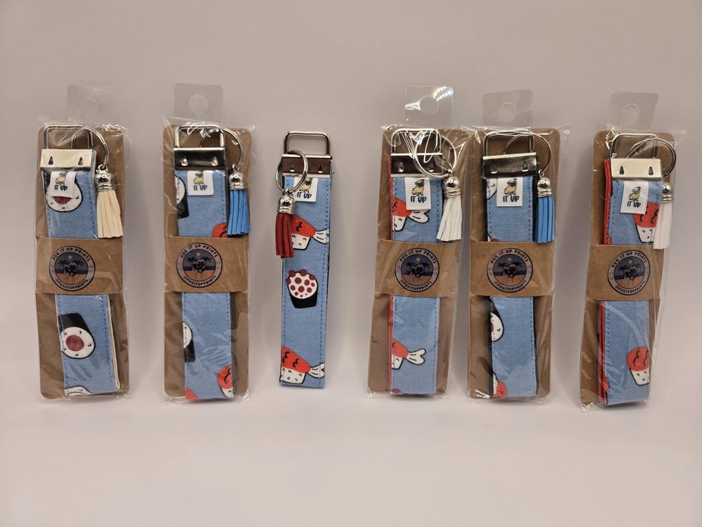 Image of Sushi Wristlet Keychain | Because Keys + Sushi = Happiness