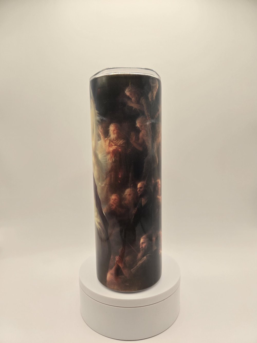 Image of 20oz Sacred Heart of Jesus Tumbler – Includes Straw & Cleaning Brush