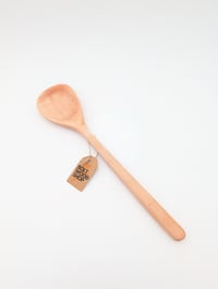 Image 1 of Curly Sugar Maple Spoon and Spatula