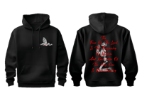 Proverbs 9:10 Black and Red hoodie